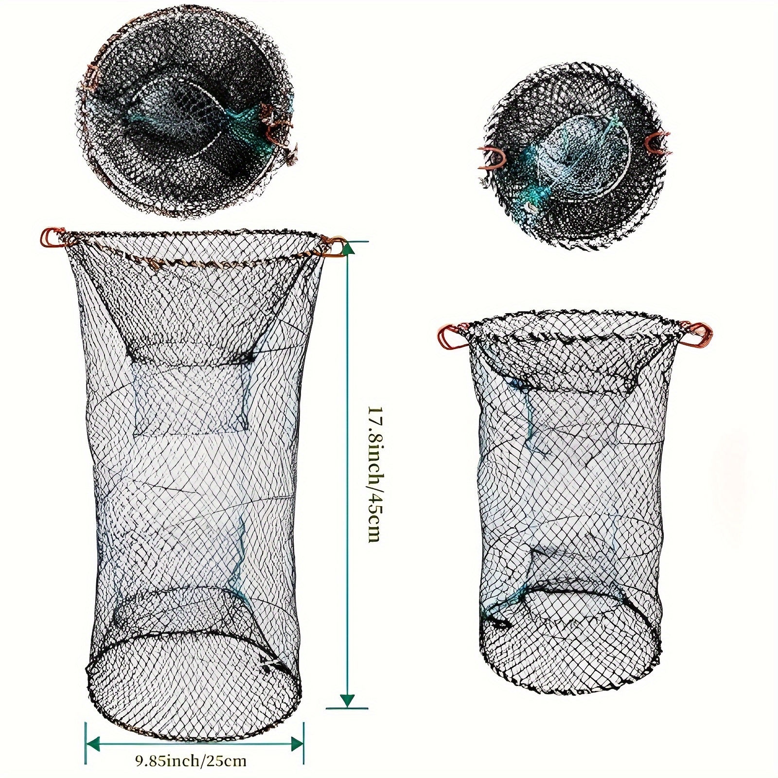1pc Fishing Bait Trap Crab Trap Collapsible Casting Net