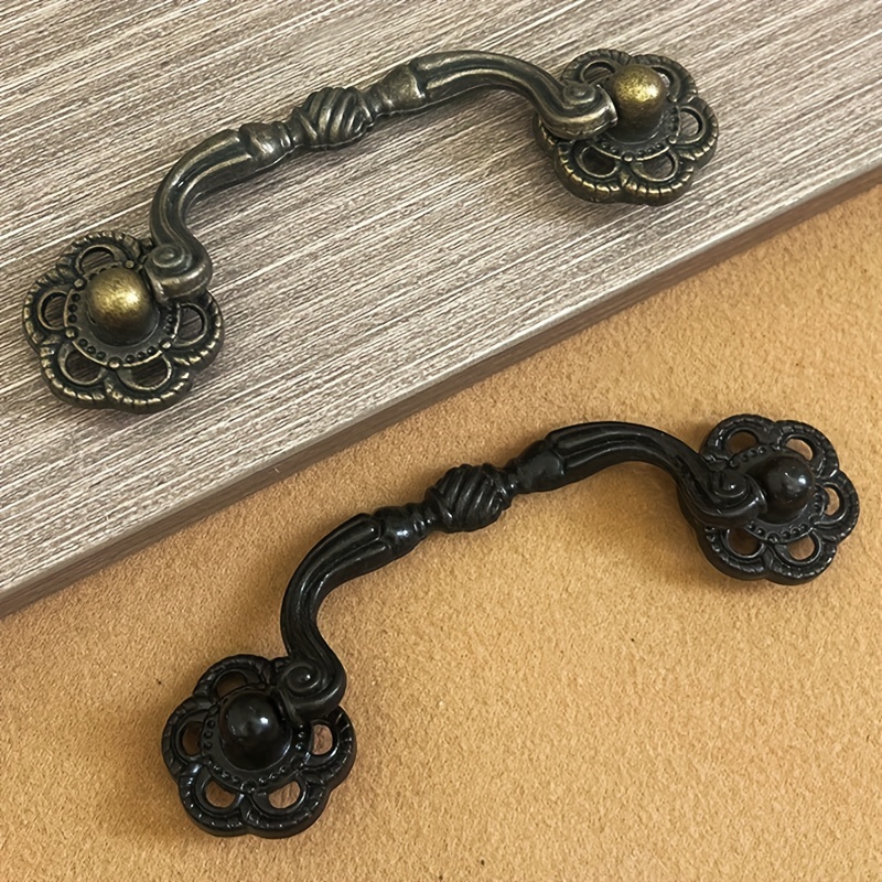 Vintage Style Drop Bail Pulls Antique Bronze Swing Drawer - Temu United  Arab Emirates