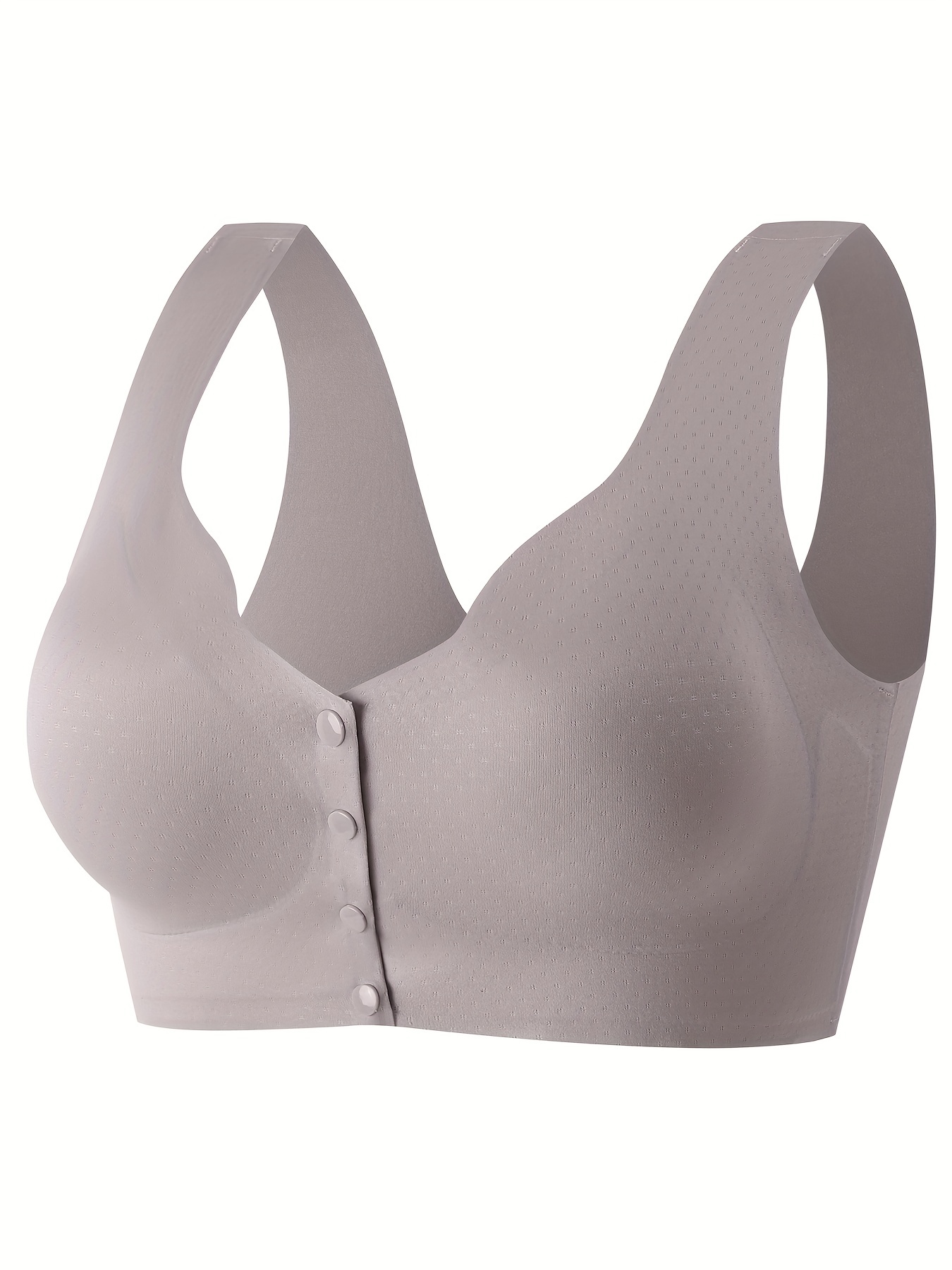 Front Buckle Wireless Bra Comfy Breathable Push Seamless Bra