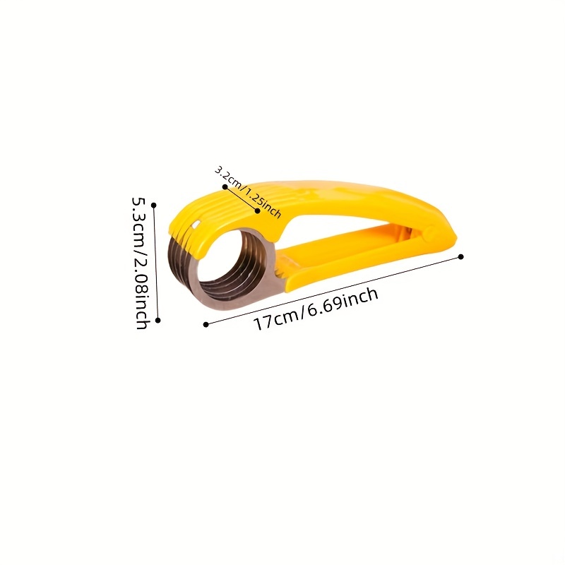 Banana Slicer Fruit Cutter Kitchen Gadget Banana Slicer Steel Fruit 