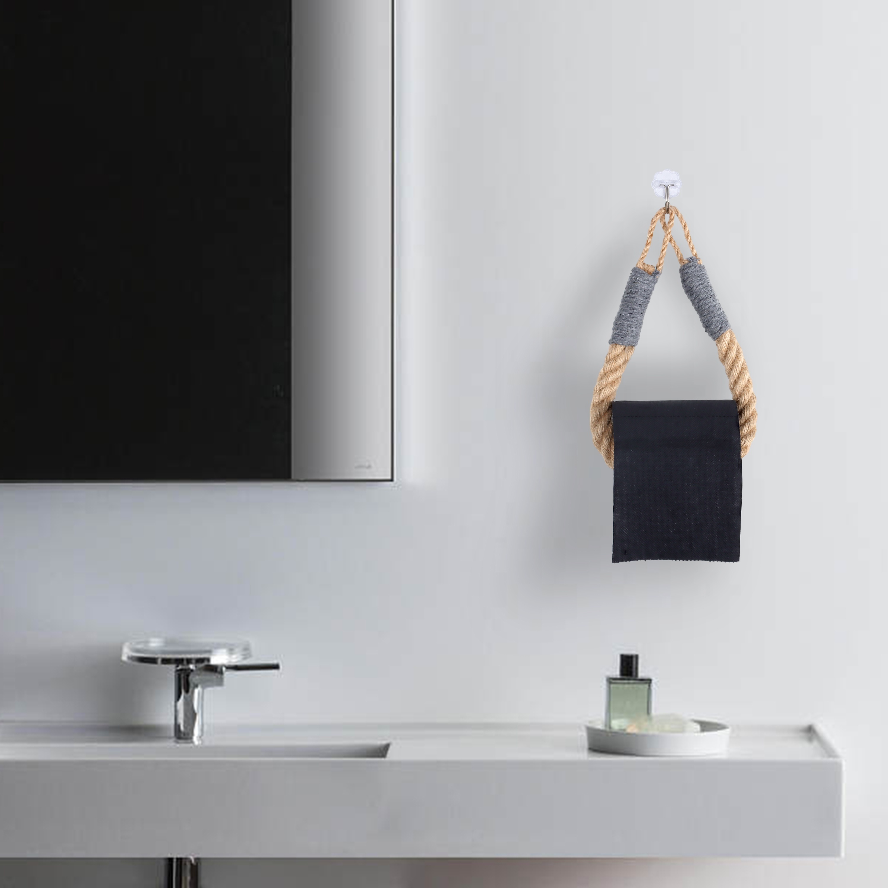 Nail free Sticker Towel Rack Toilet Paper Holder Bathroom - Temu