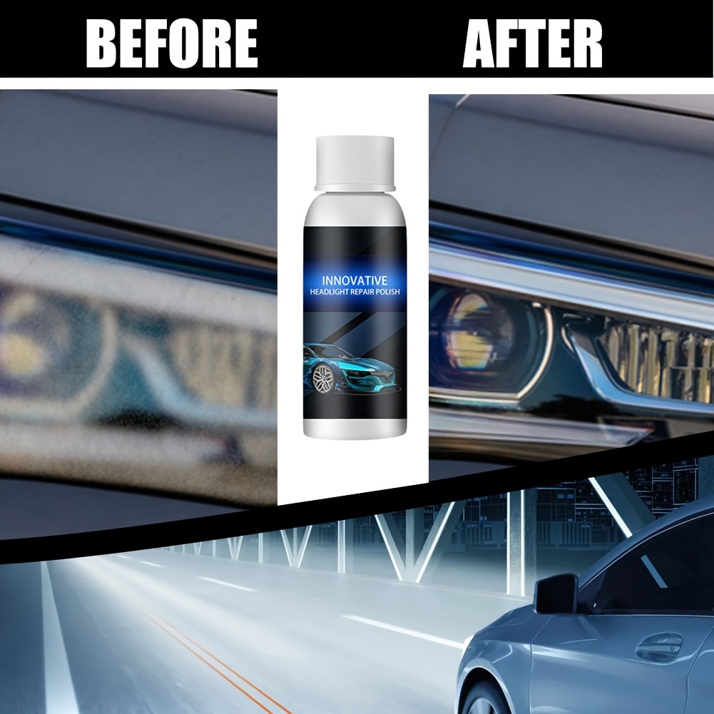 Car Headlight Restoration Refurbishing Agent Headlight Care Polish Agent  Headlight Restore Coating Light Removing Oxidation Prevent Scratches  JB-XPCS8