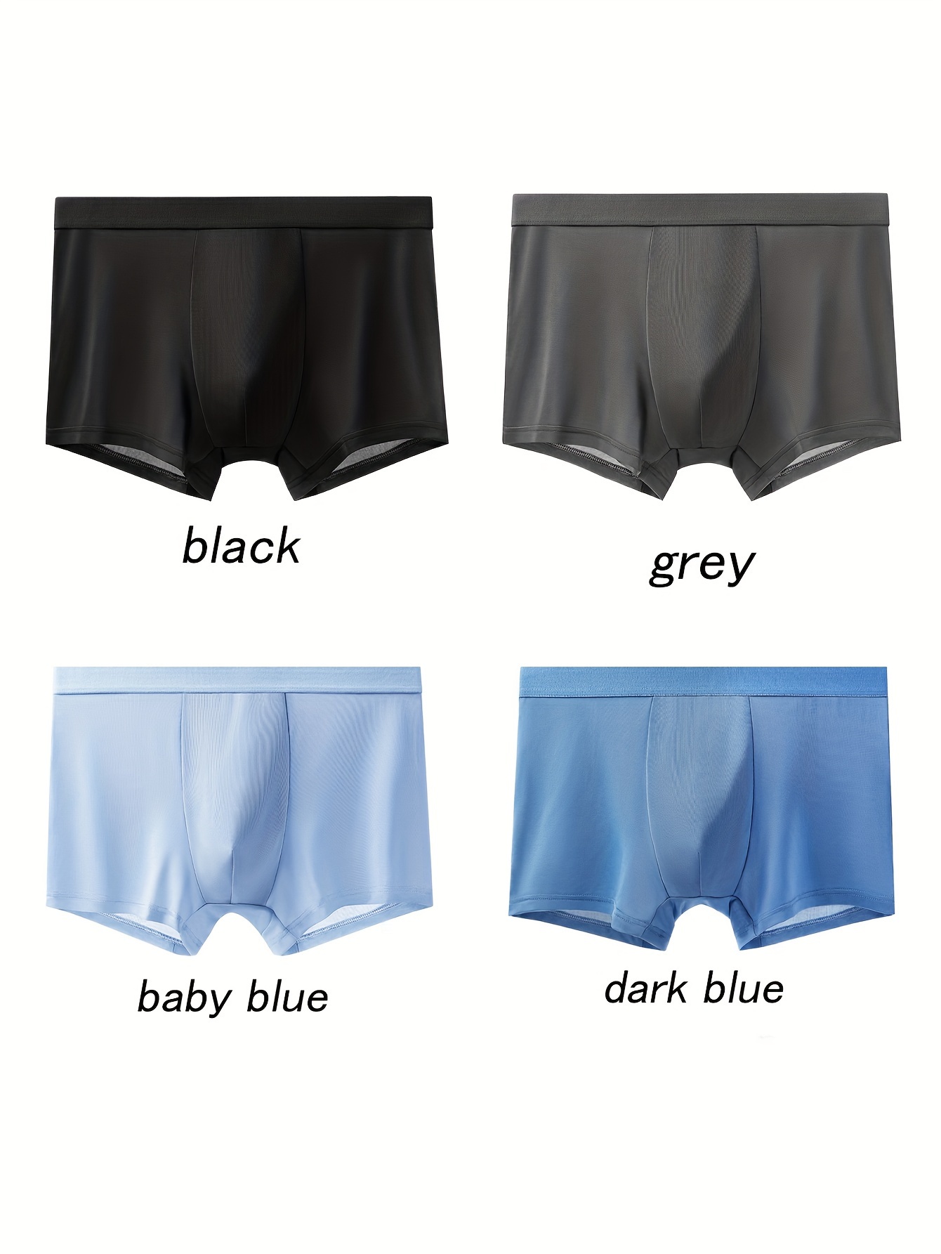 Men's Plus Size Underwear, Breathable Comfy Quick Drying Stretchy Briefs,  Casual Plain Color Panties - Temu New Zealand