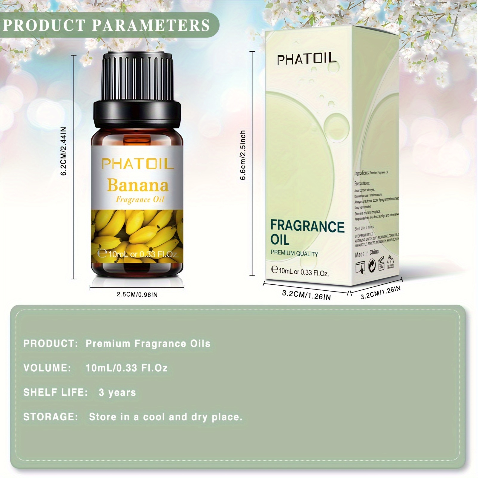 0.33fl.oz Baby Powder Fragrance Essential Oil Perfume Oil - Temu