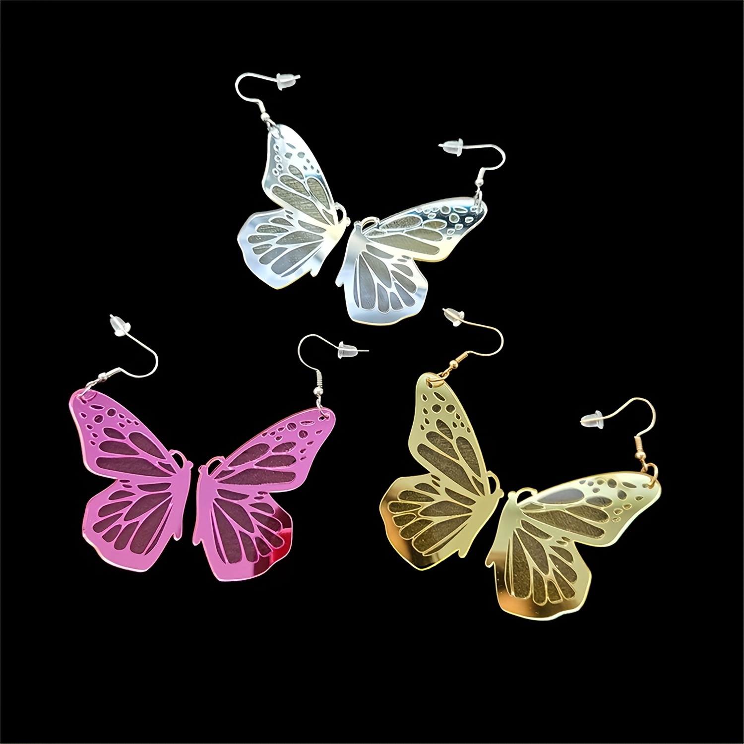 Half butterfly deals wing earrings