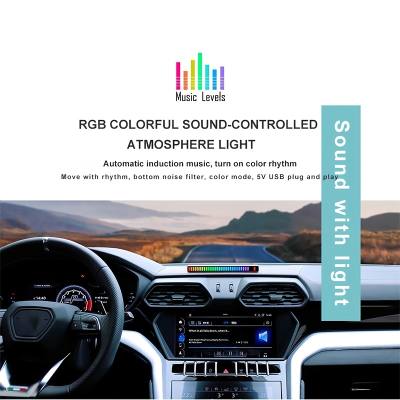 Ilumina el interior de tu coche con este kit de luces LED RGB por 22 euros  que sigue el ritmo de la música