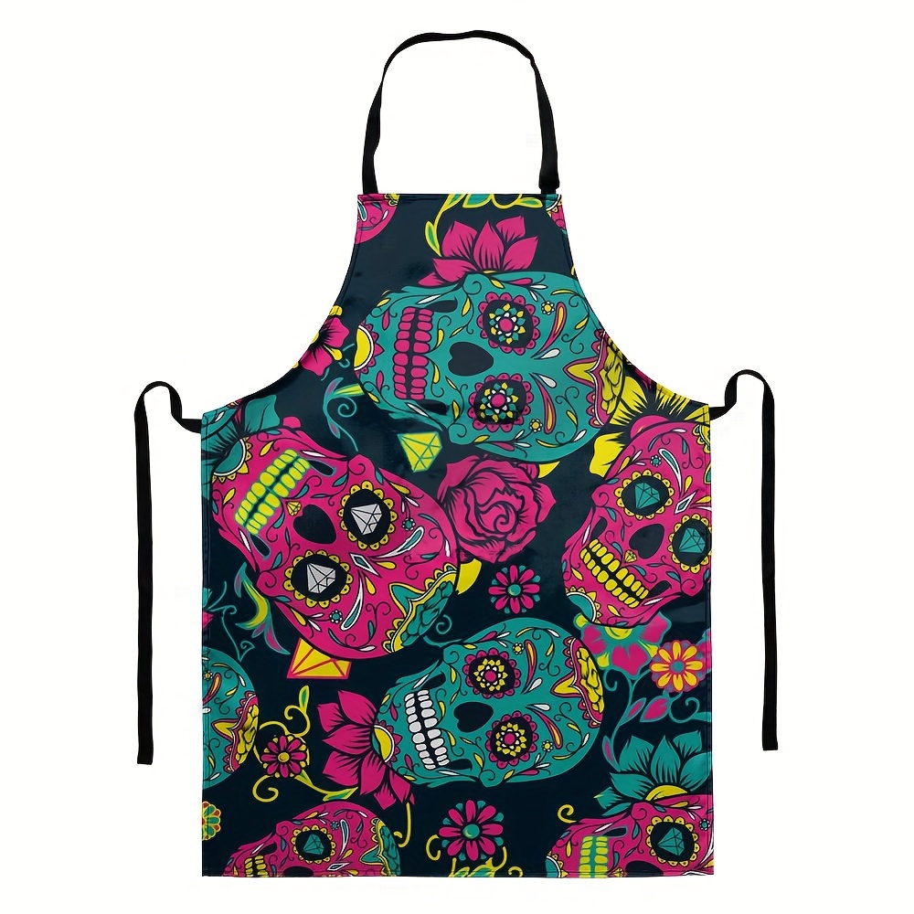 Belleza cocina mujer familia limpieza familia cocina hornear lino delantal  (color : 9, tamaño: 21.7x26.8 in)