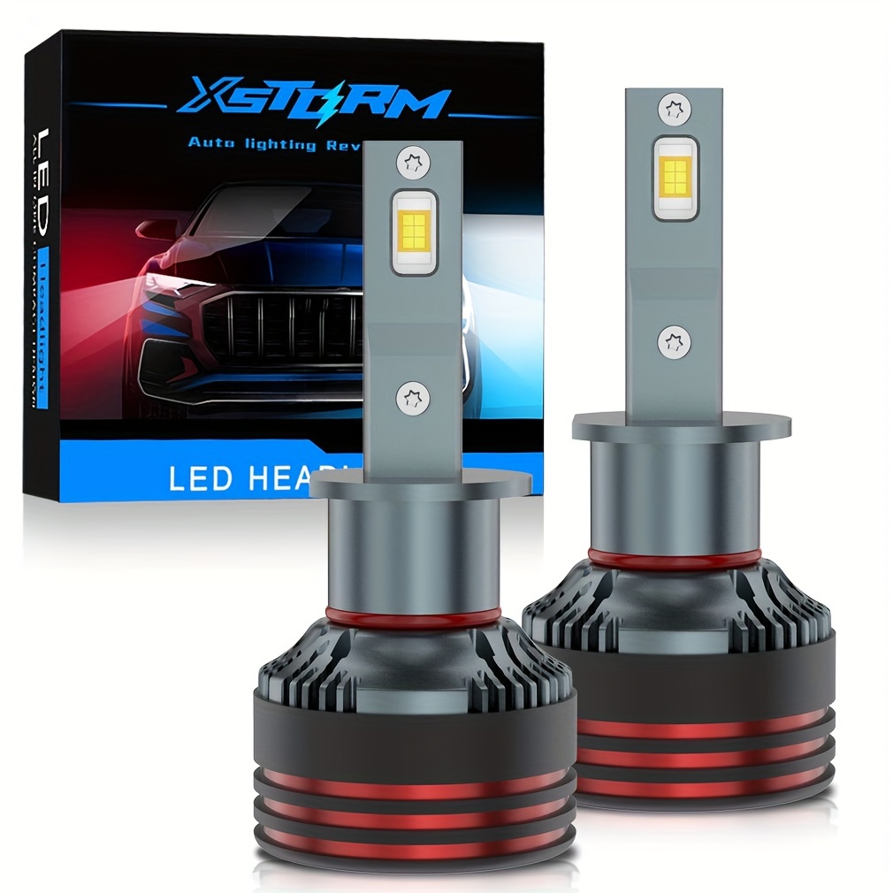 Acquista Lampadina a LED 4 pezzi Lampadine a LED H1 Lampada per auto 12V  6000K Lampada di guida bianca Luci a LED per auto