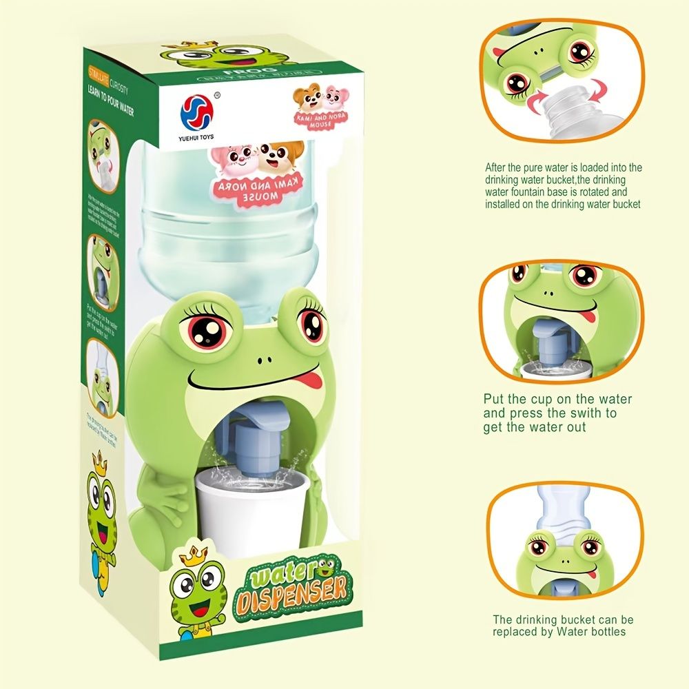 1pc Mini Water Dispenser Cartoon Frog Beverage Machine Play House Miniature Kitchen Toys For Boys And Girls | High-quality & Affordable | Temu 1pc Mini Water Dispenser Cartoon Frog Beverage Machine Play House Miniature Kitchen Toys For Boys And Girls | High-quality & Affordable | Temu