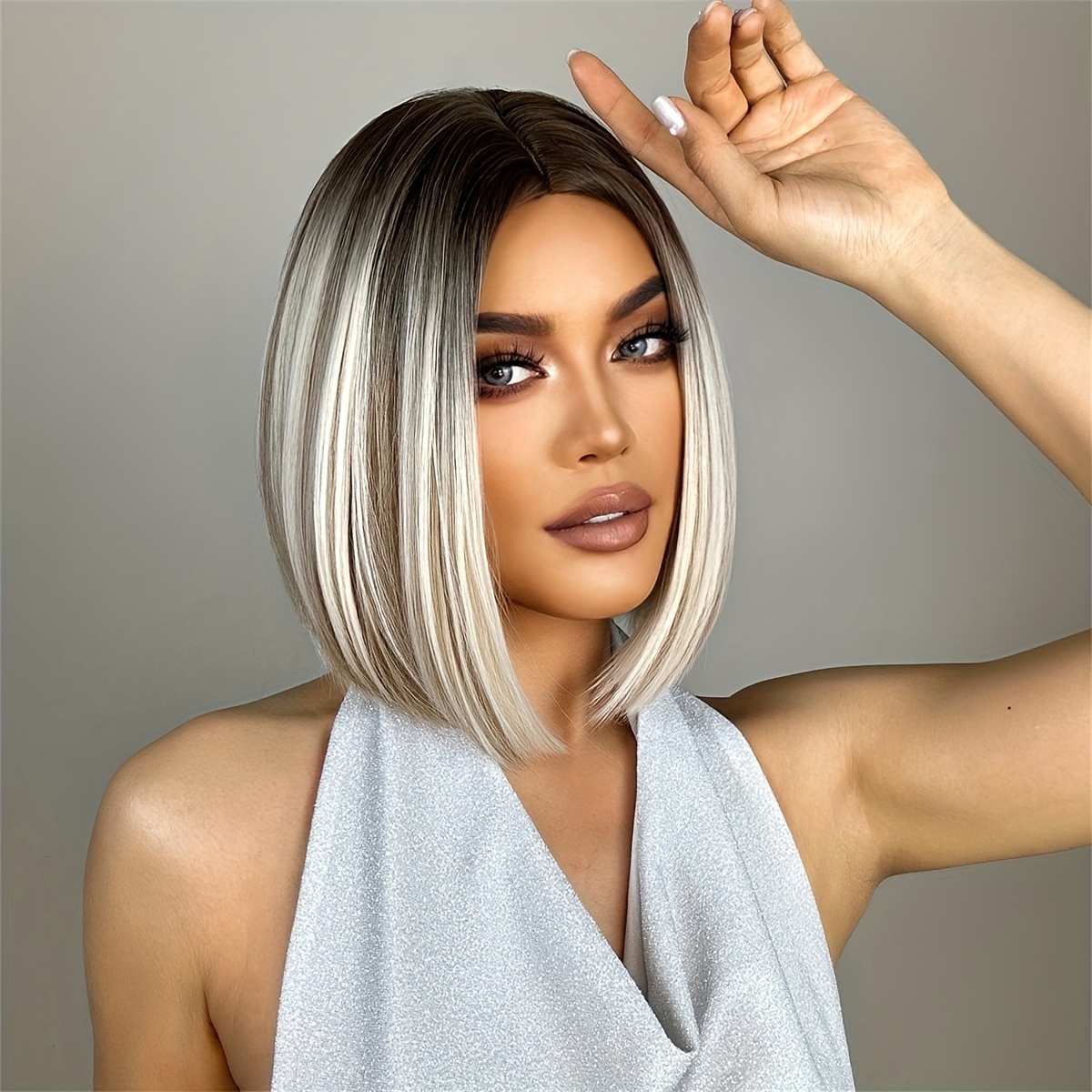 

Middle Part Short Straight Hair Synthetic Wig Beginners Friendly