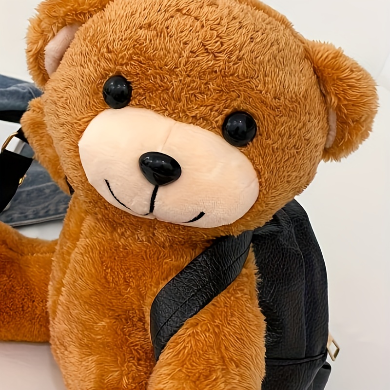 Cute Plush Teddy Bear Backpack Kawaii Bear Backpack Stuffed Bear