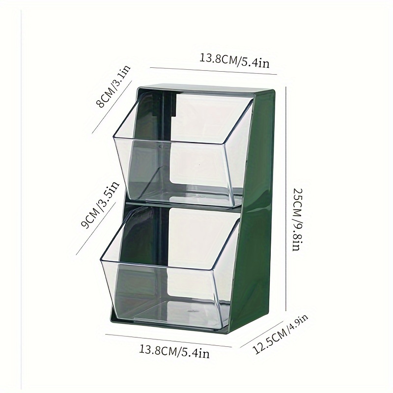 Clear Plastic Storage Box 25cm x 12.5cm