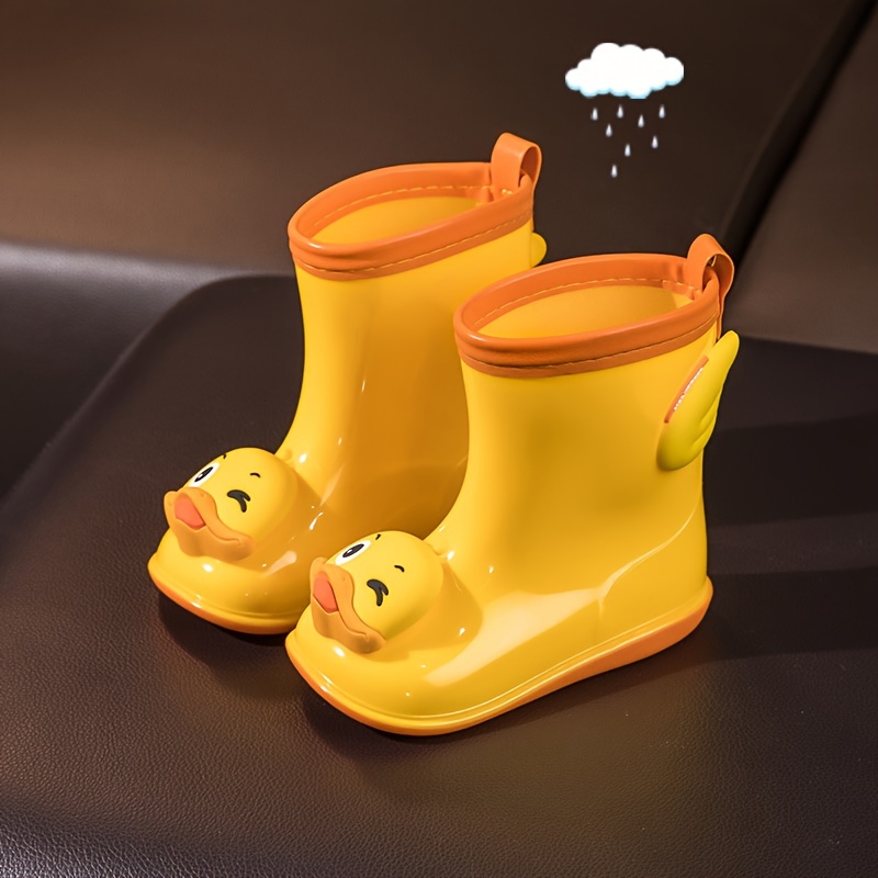 Infant yellow rain boots best sale