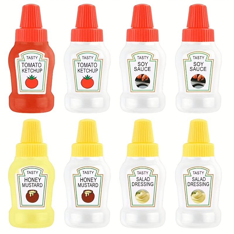 12pcs Wxoieod Mini Condiment Bottles Lunch Box Mini Tomato - Temu