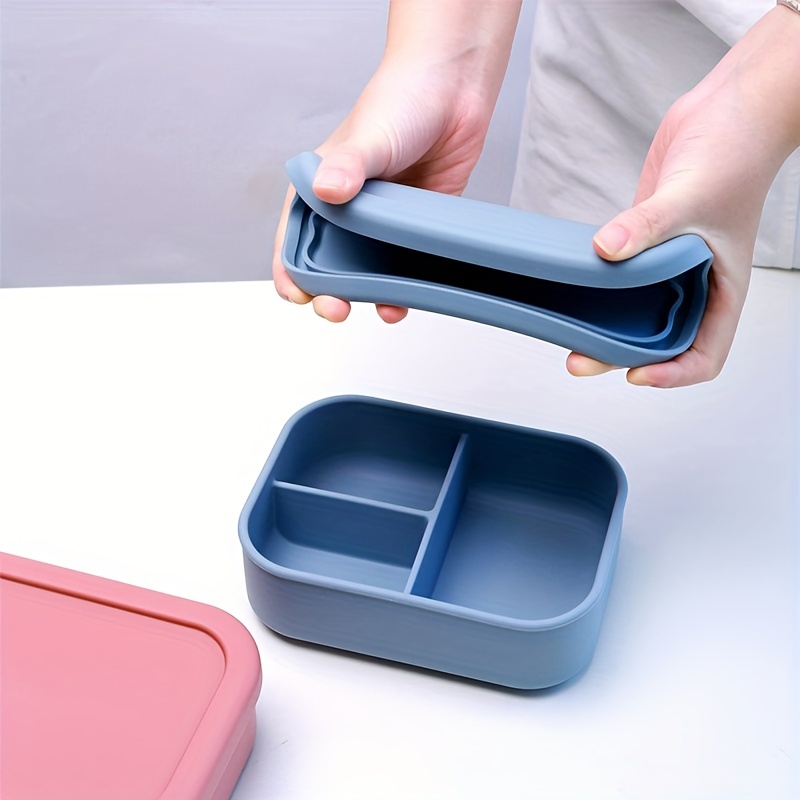 Leakproof Silicone Insulated Lunch Box For Office Workers - Temu