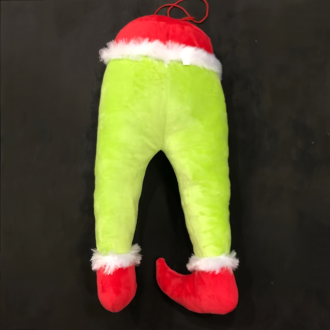 Grinch Grinch Christmas Elves Leg Tree Decoration Xmas Tree Topper Decor  Xmas