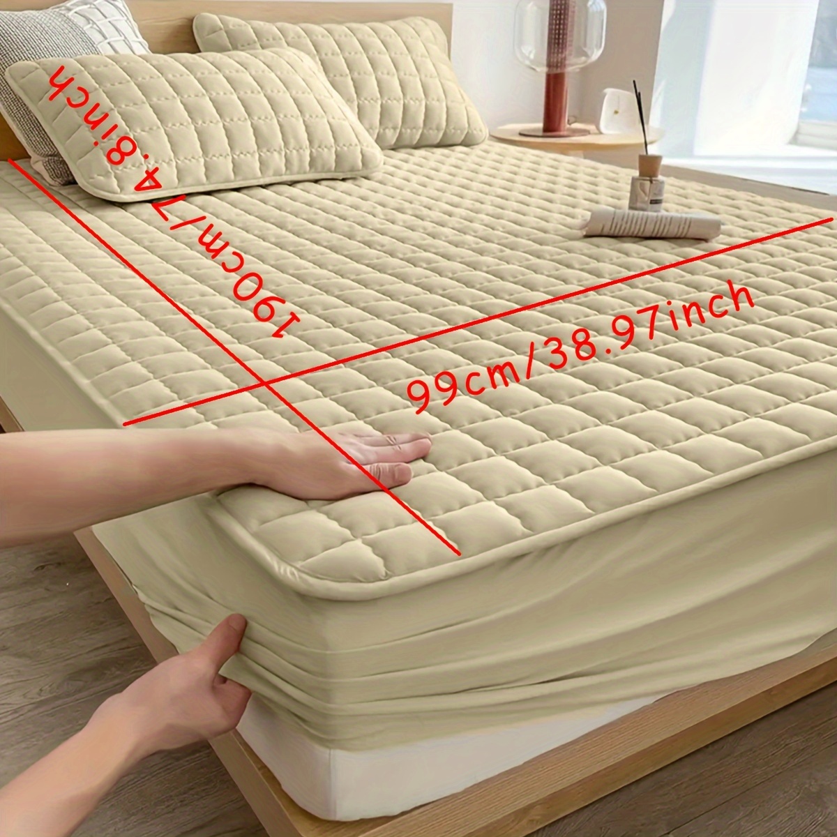 Thickened Non Slip Bed Sheets Waterproof Breathable Elastic