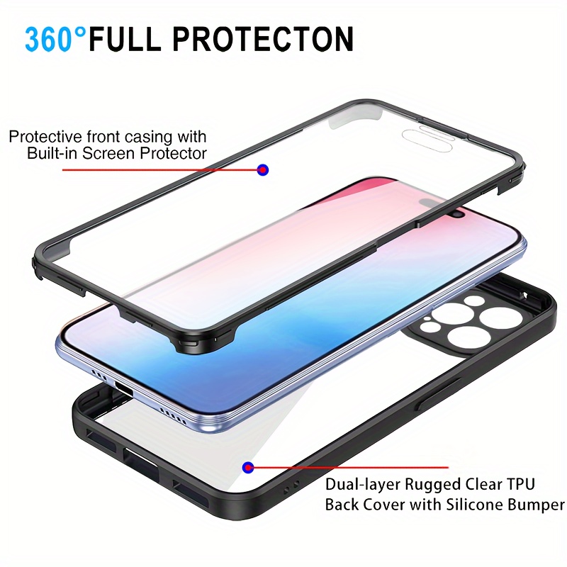 Suitable Iphone 15 Pro Max Front Rear Screen Protective Film - Temu