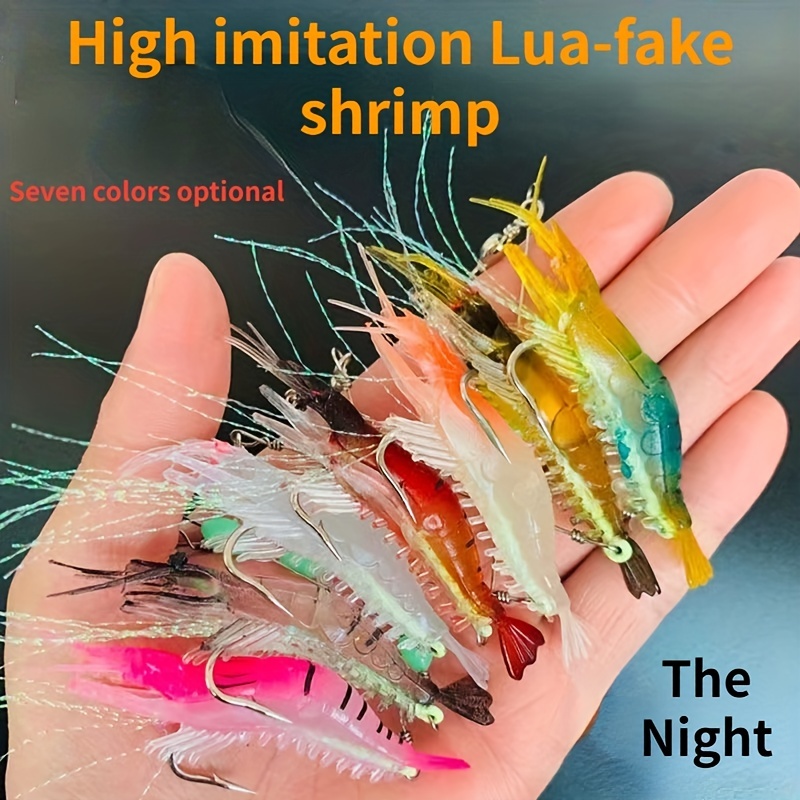 Bionic Shrimp Lure High Simulation Soft Lure Hook Effective - Temu