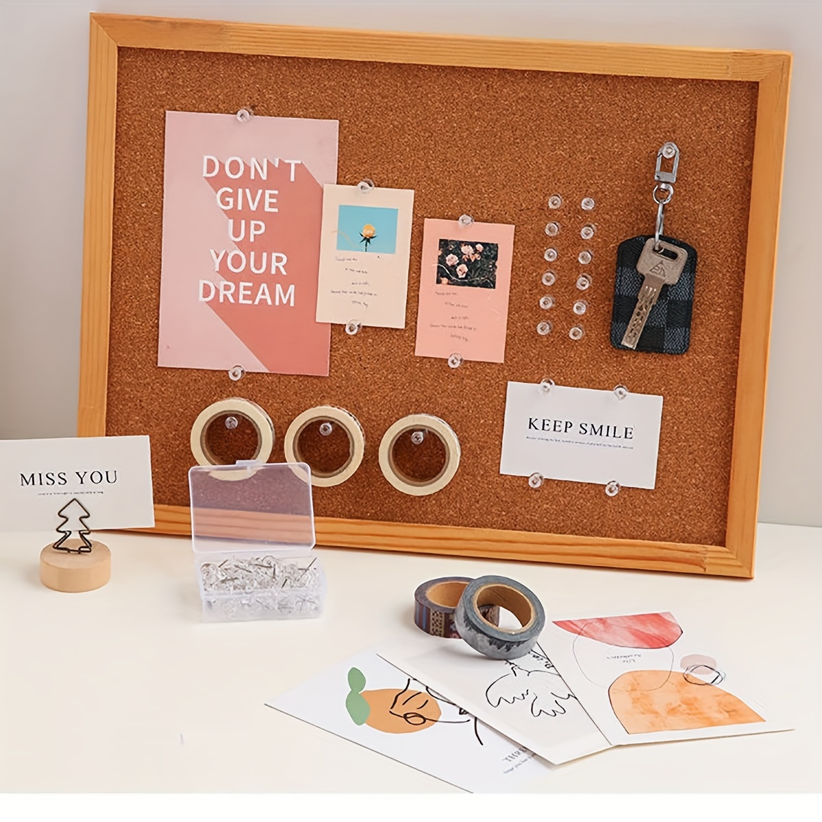 Push Pins Bulletin Board Clear Map Thumb Tacks Plastic Head Temu