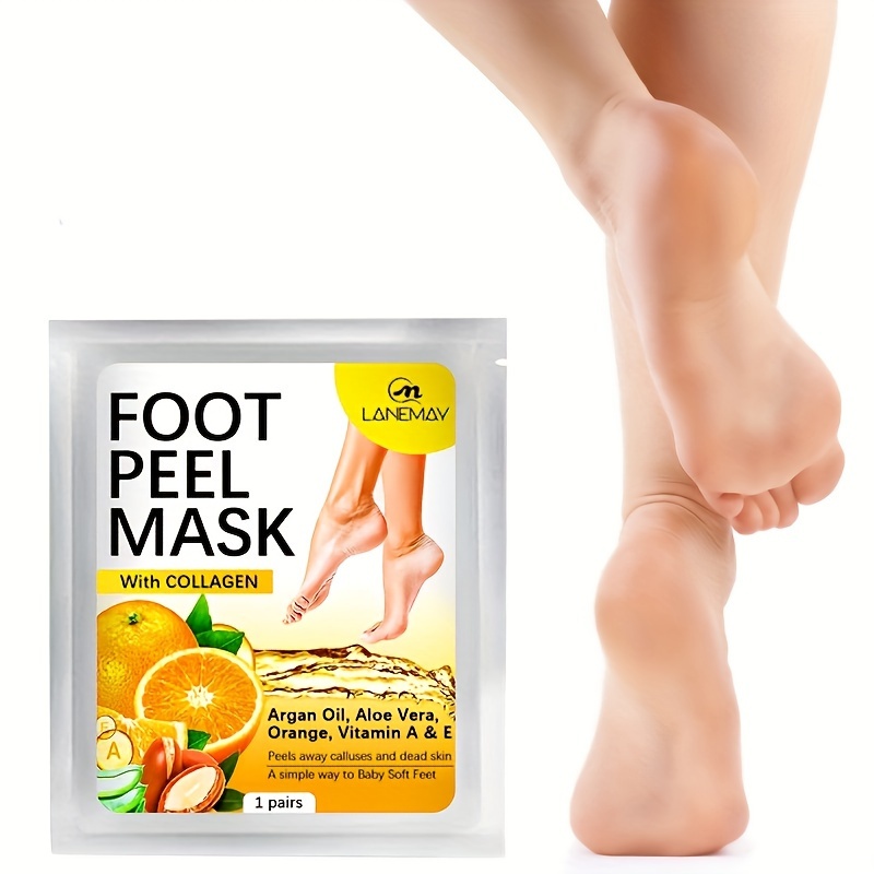1 Pair Exfoliating Banana Foot Mask Feet Cream for Dead Skin