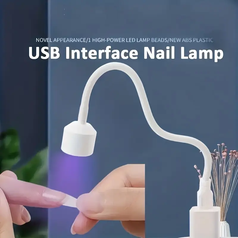 1pc professional mini uv light nail lamp usb portable led nail dryer for gel nails nail art tools nail extension gel glue lamp details 0