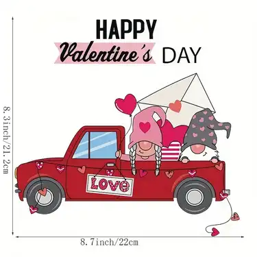 Vinyl Iron Stickers Clothes Watercolor Valentine's Day Love - Temu