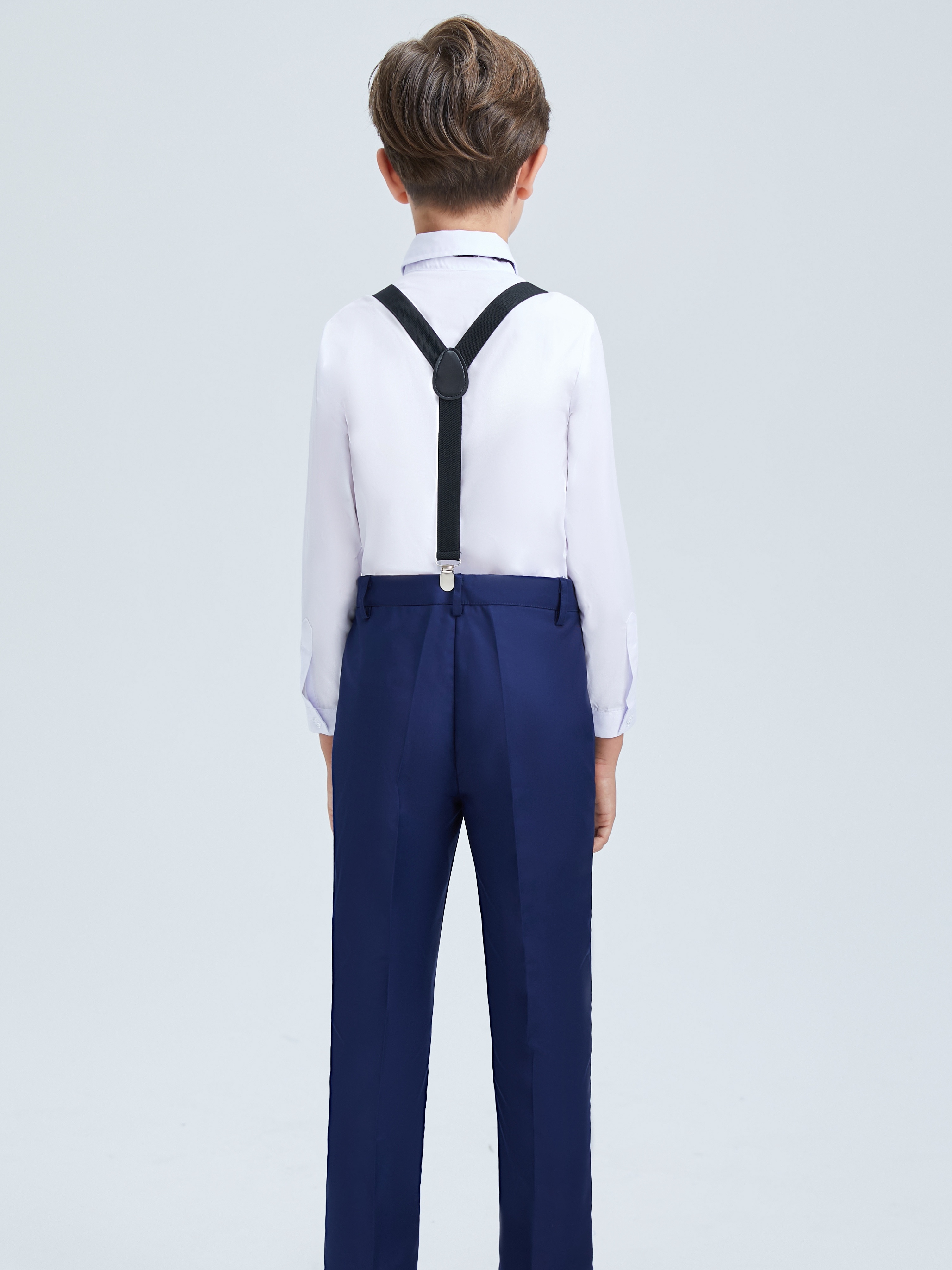 Chicos Caballero Corbata Moño Camisa Manga Larga Conjunto - Temu