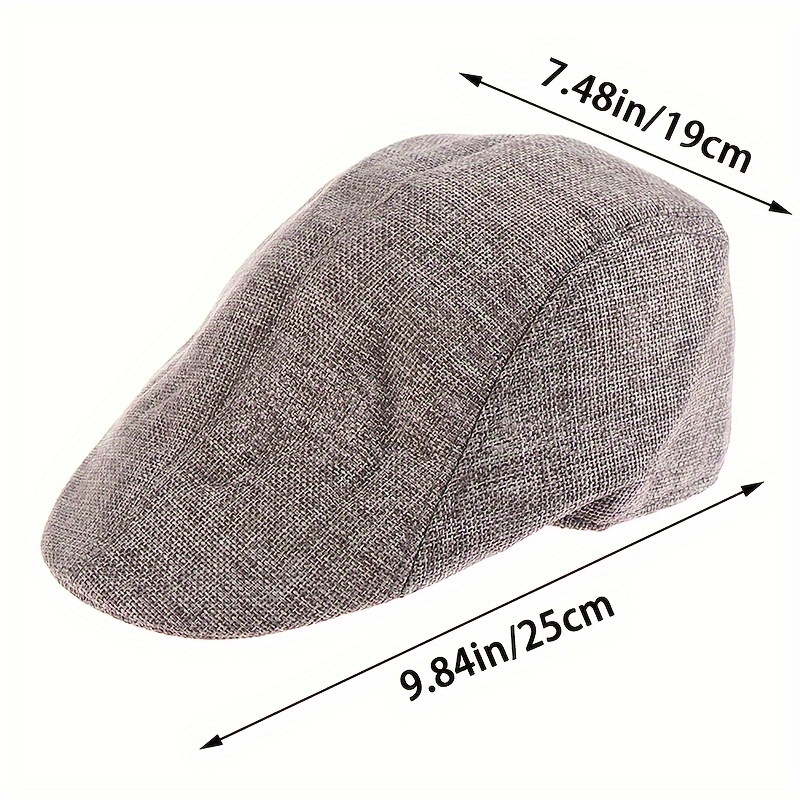 Men's Vintage Beret Hat Newsboy Cap
