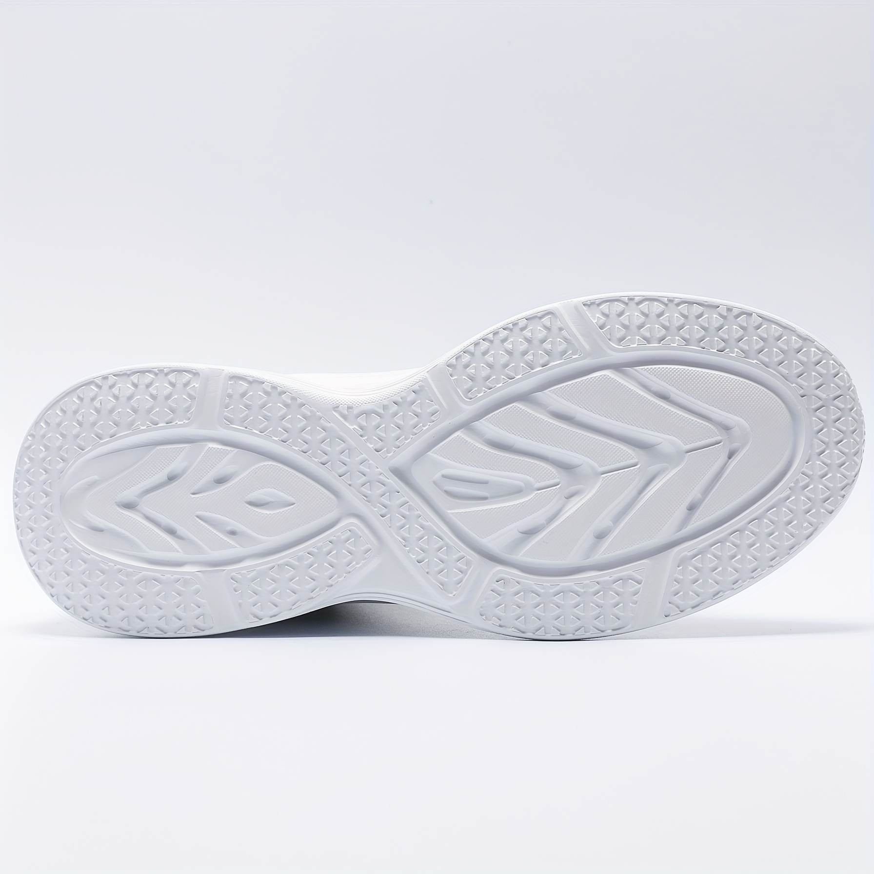Men's Breathable Mesh Running Sneakers - Featuring a Soft EVA Sole for Outdoor Activities, Available in Geometric/Solid Colors
