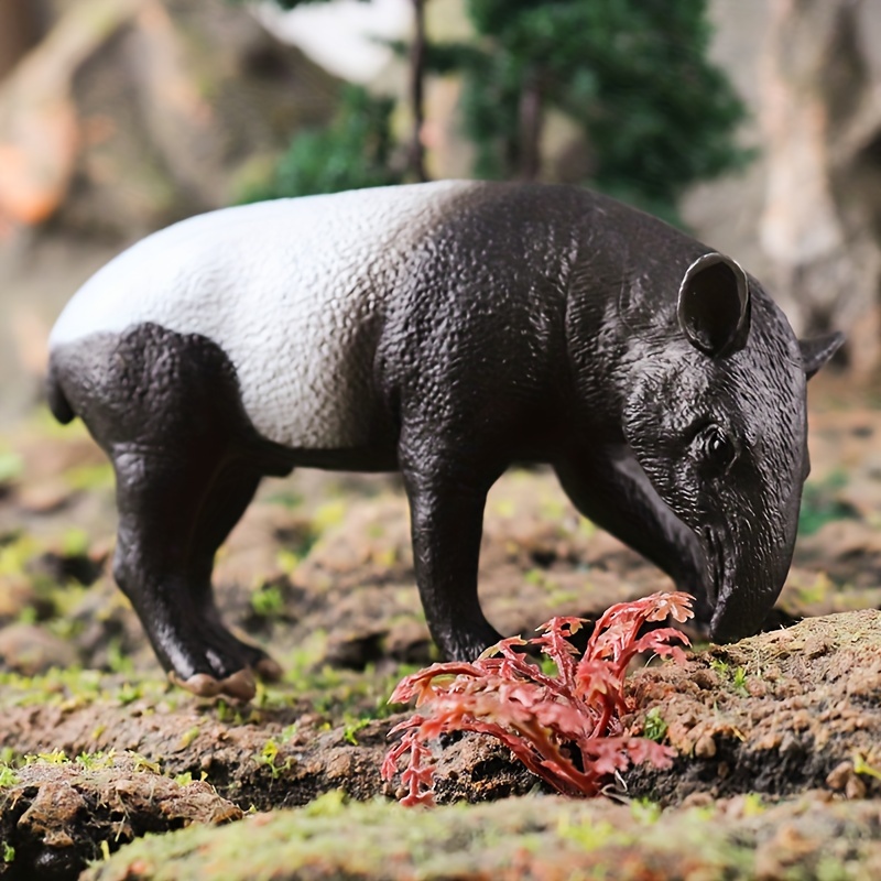 Juguete realista de toro negro