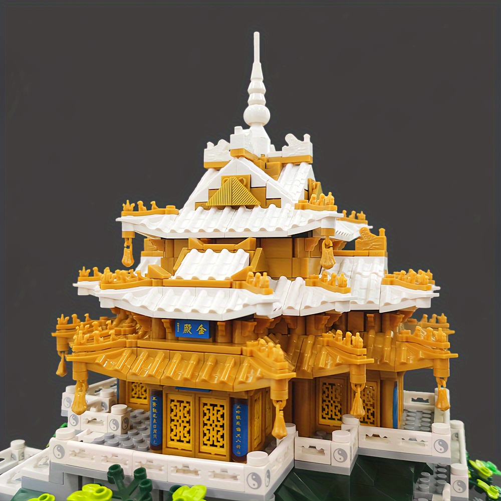 Acheter Blocs de construction de temple, ensemble de blocs de construction,  jouet, cadeau de noël, cadeau d'anniversaire