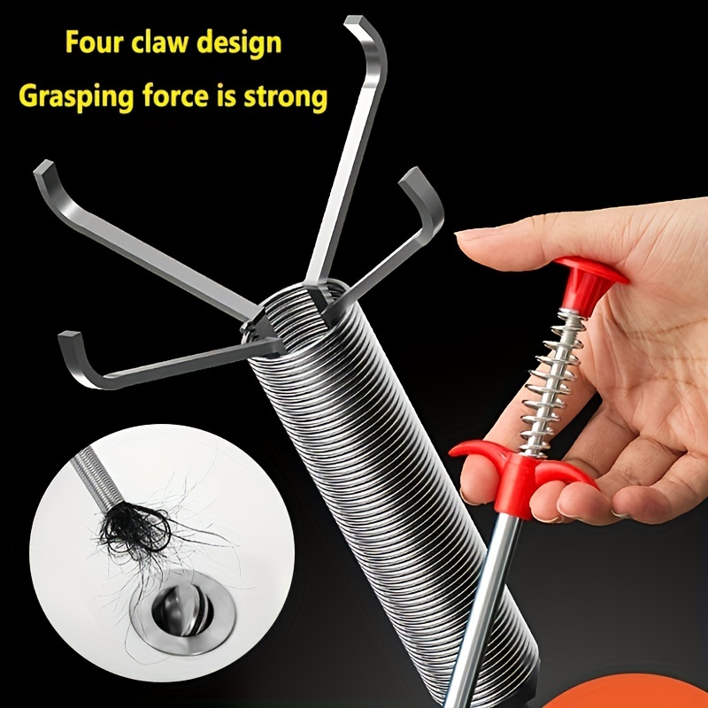 85cm Pipe Dredging Tools Drain Snake Drain Cleaner Sticks Clog Remover  Cleaning Tools Household For