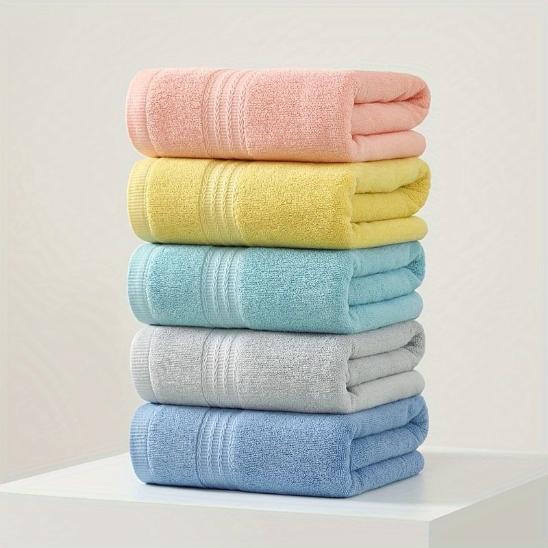 Solid Color Washcloths For Bathroom Cotton Washcloth Set - Temu