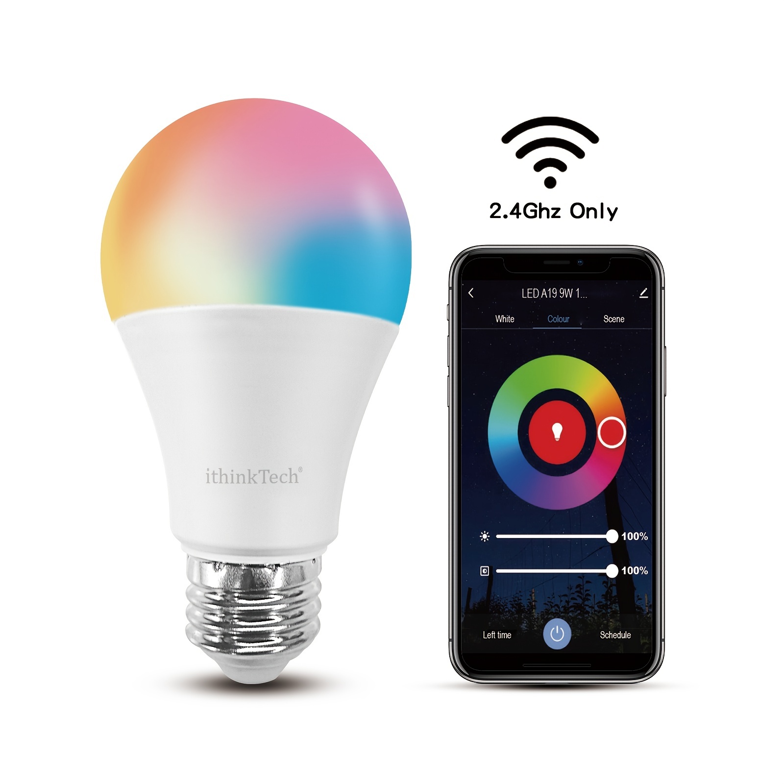 alexa colour changing light bulb