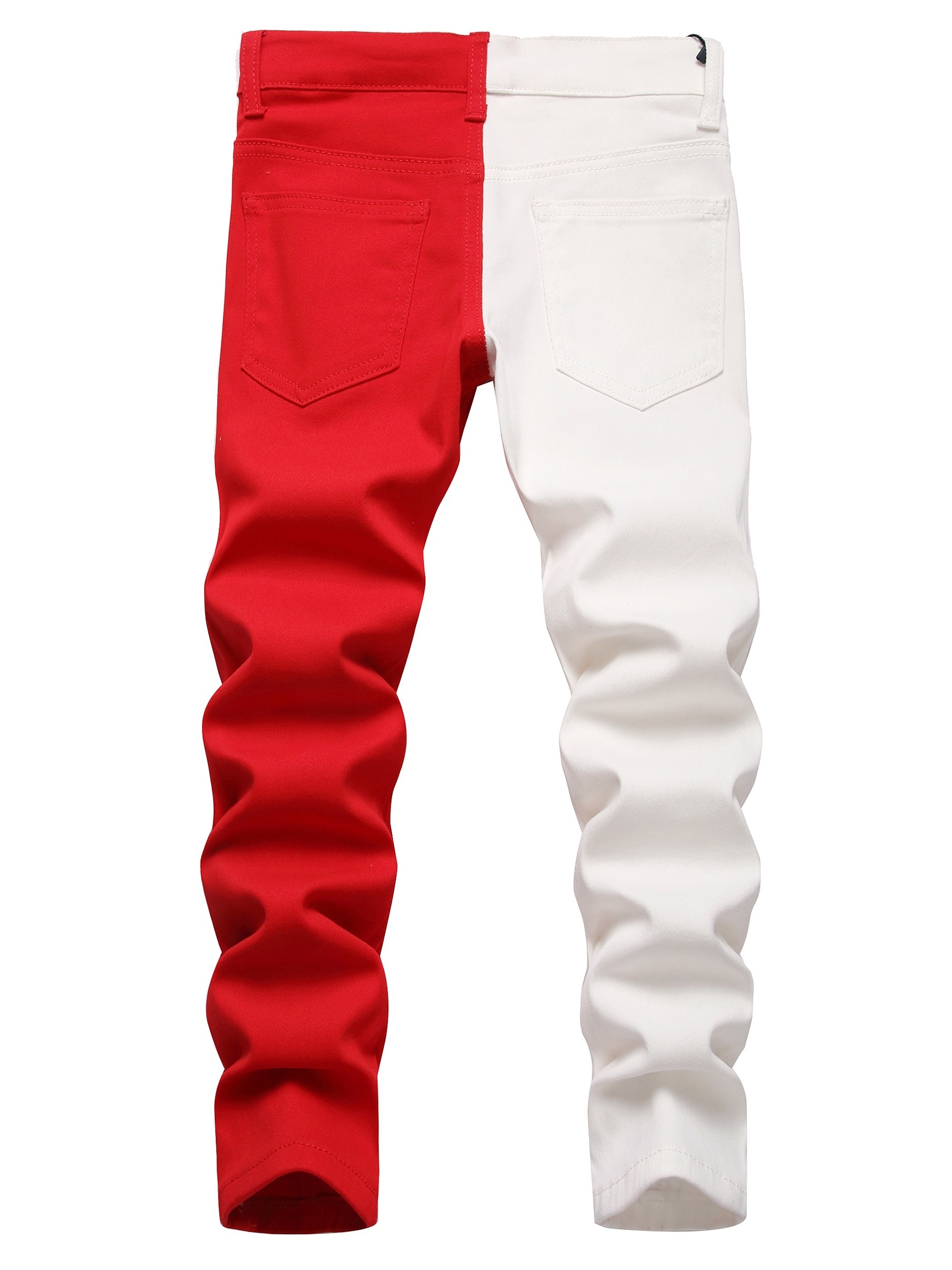 Red coloured Mens Skinny Jeans