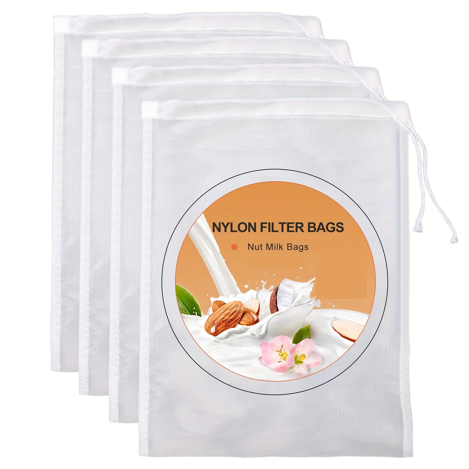Nut Milk Bag Soy Milk Filter Bag Reusable Almond Milk Bag - Temu