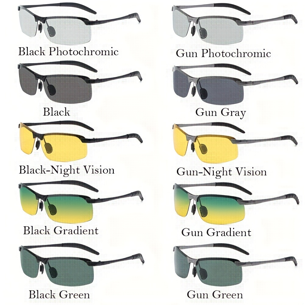 Fashion Polarizing Color Changing Sunglasses For Men Sport Fishing