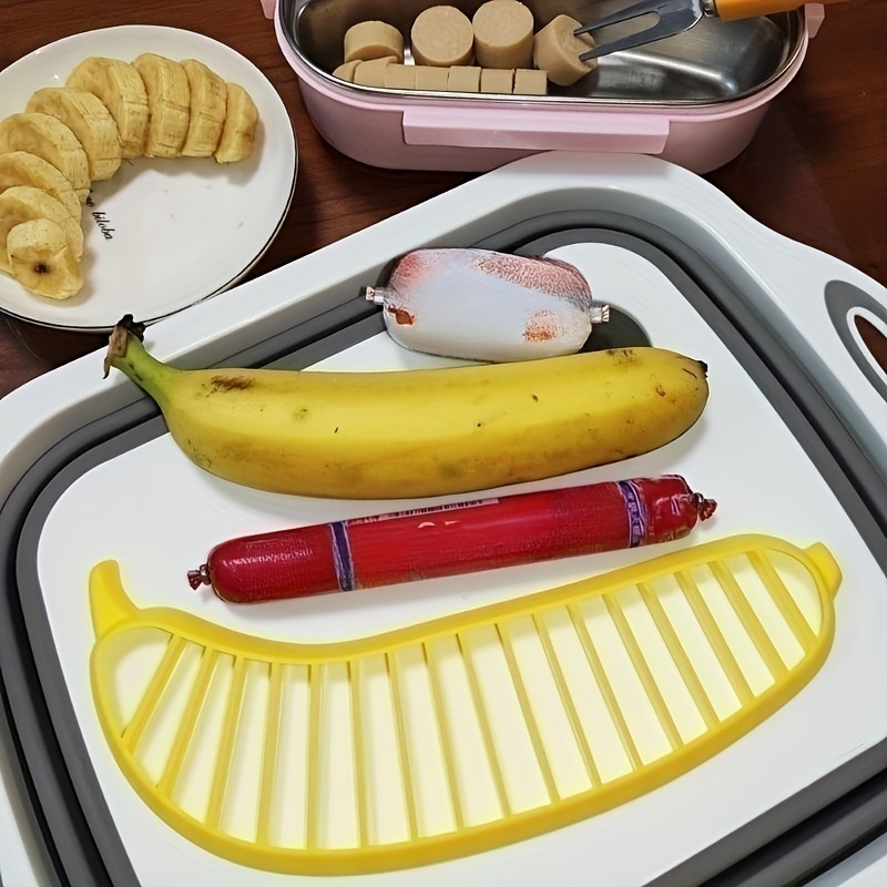 Fruit Slicer, Creative Banana Slicer, Fruit Splitter, Reusable Fruit Slicer,  Multifunctional Strawberry Slicer, Washable Fruit Slicer, Egg Slicer, Kitchen  Gadget, Kitchen Tools - Temu