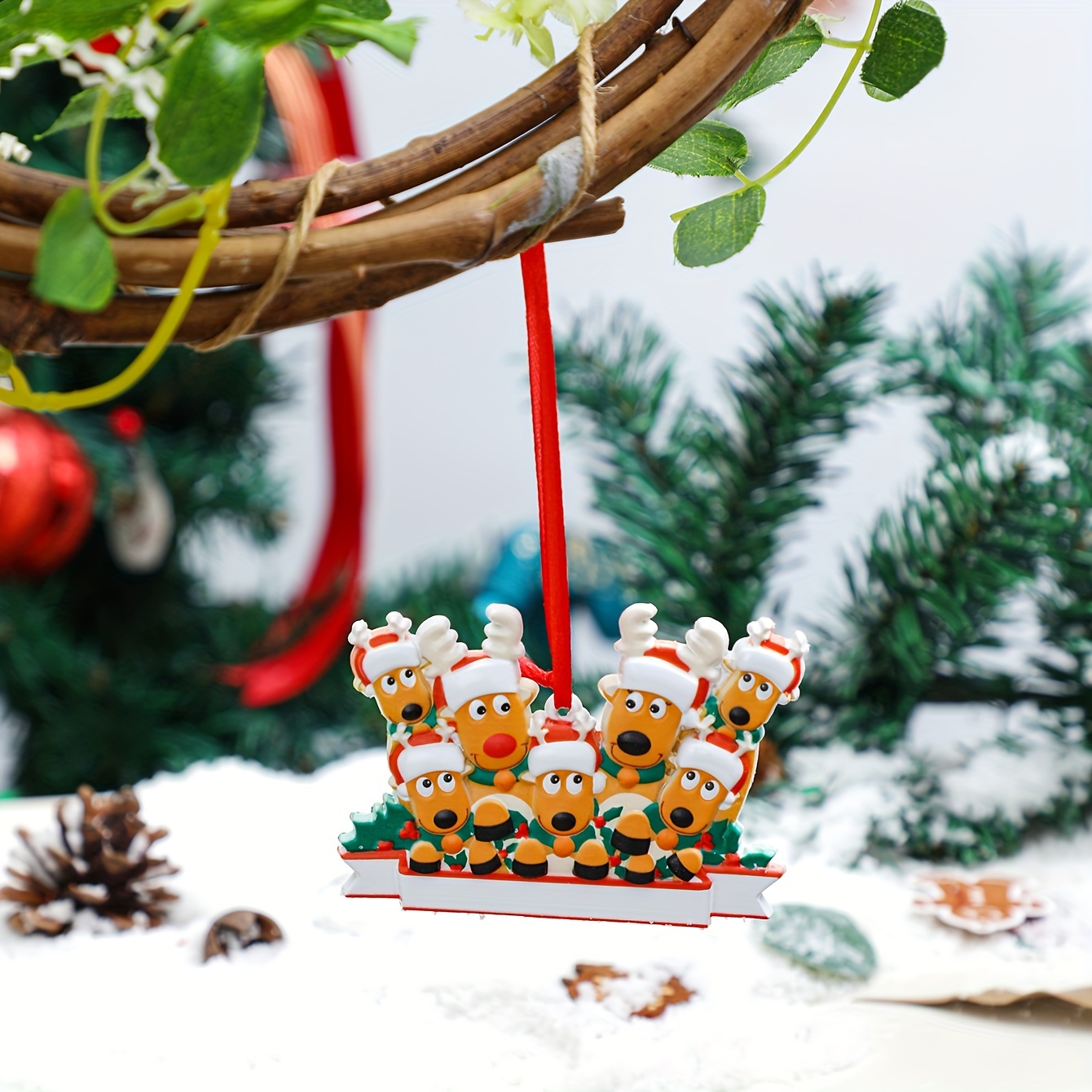 Cintre En Bois Pour Arbre De Noël, 1 Pièce, Décoration De Maison De  Vacances, Nœud De Camion, Cintre En Bois - Temu France