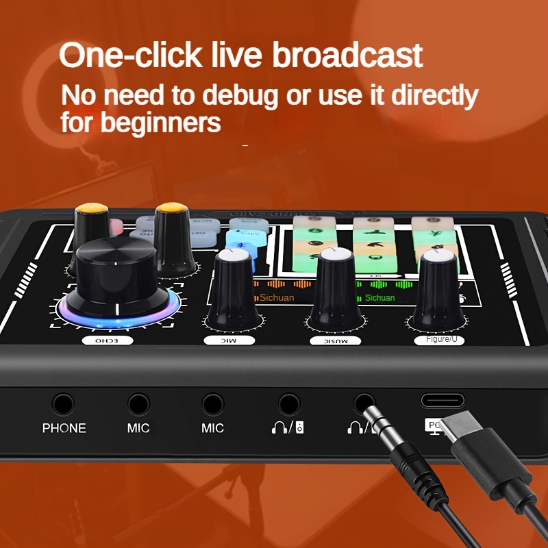 Podcast Equipment Bundle Audio Interface In One - Temu