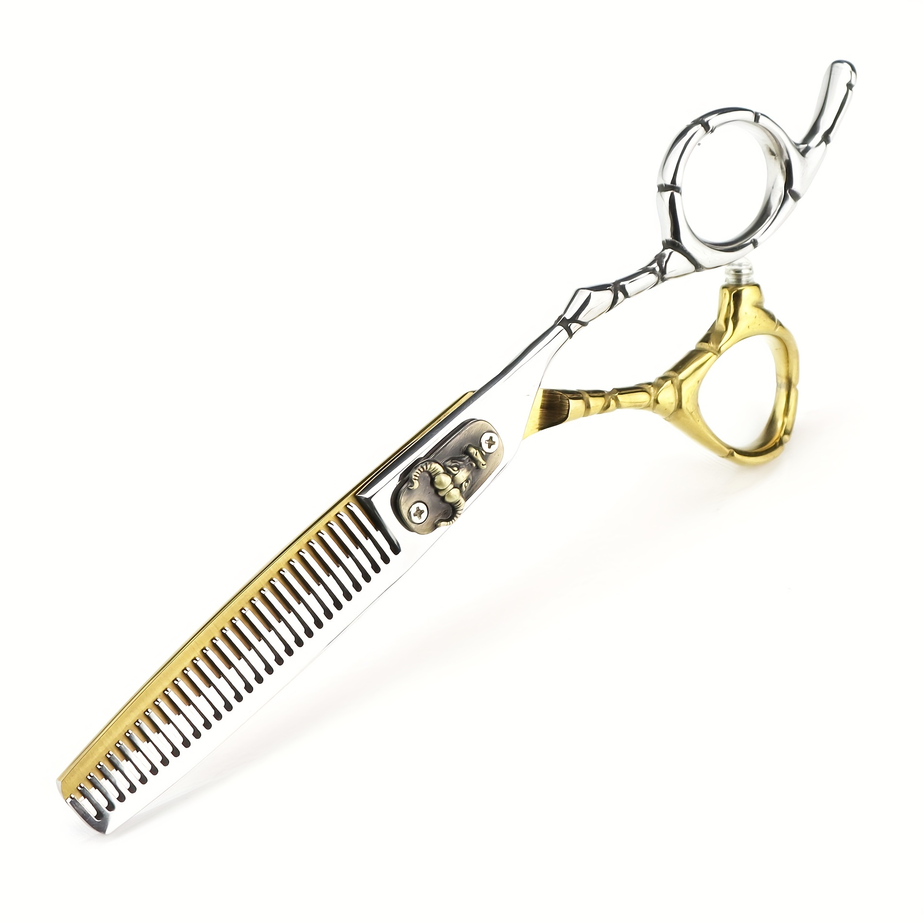 15 24 Cm Golden Hair Cutting Scissors Thinning Shears Professional Barber Salon