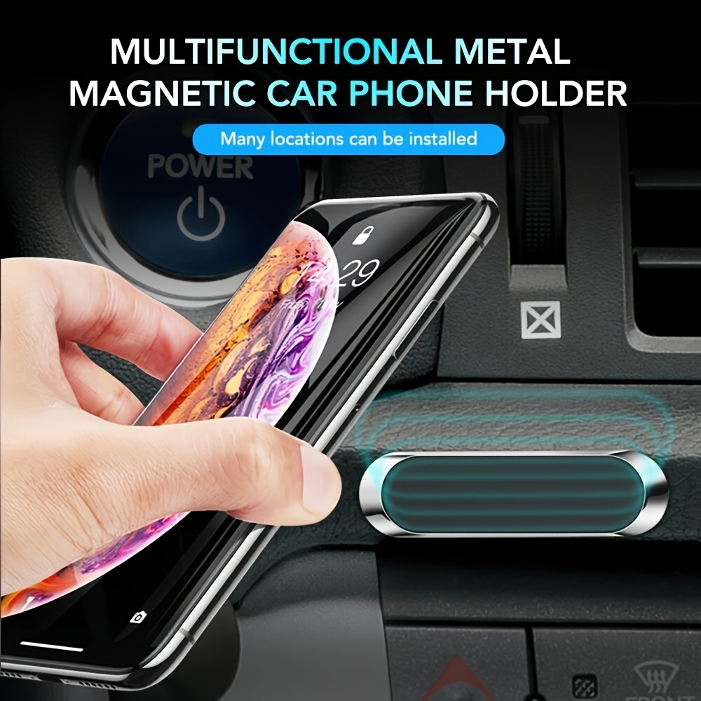 1 Pezzo Mini Supporto Magnetico Per Cellulare Per Auto, Piastra Metallica,  Supporto Di Navigazione Multifunzionale Con Magneti A Suzione