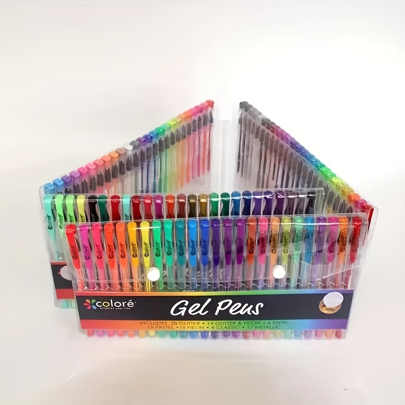 Bolígrafos de gel de colores - Juegos de 24, 30 y 36 bolígrafos