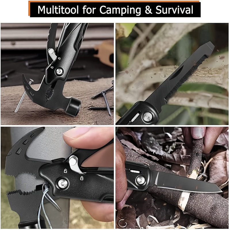 Mini Hammer Multitool With Knife Camping Gear Survival Tool, Cool &  Unique Birthday Christmas Gifts Ideas For Him Dad_tmall