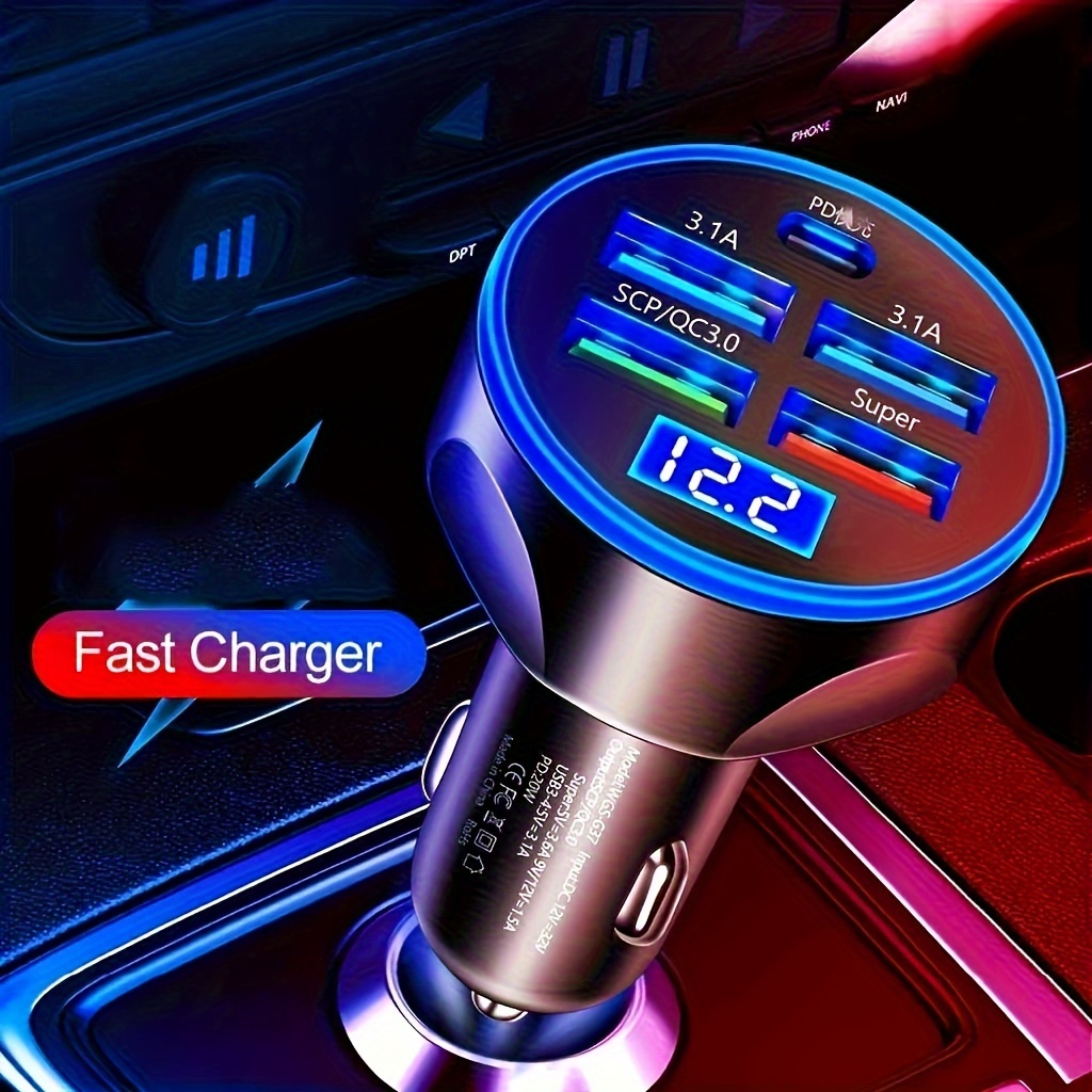 Caricabatteria da auto doppia porta USB auto presa accendisigari  caricabatteria adattatore per accendisigari per il…, Prezzi e Offerte