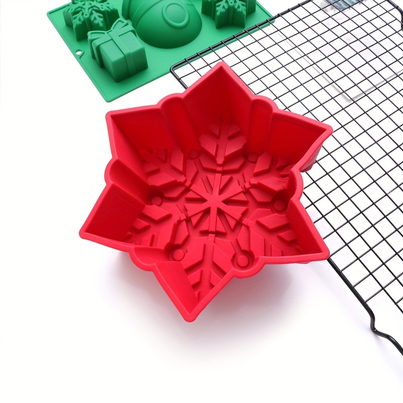 Snowflake Pattern Chocolate Mold, 6 Cavity 3d Silicone Mold, Candy Mold,  Mousse Cake Mold, Soap Mold, For Diy Cake Decorating Tool, Baking Tools,  Kitchen Gadgets, Kitchen Accessories, Home Kitchen Items - Temu