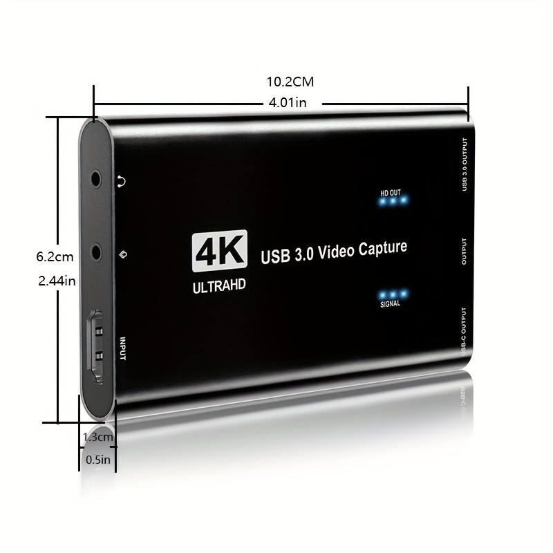 Rybozen 4K Audio Video Capture Card, USB 3.0 HDMI Video Capture