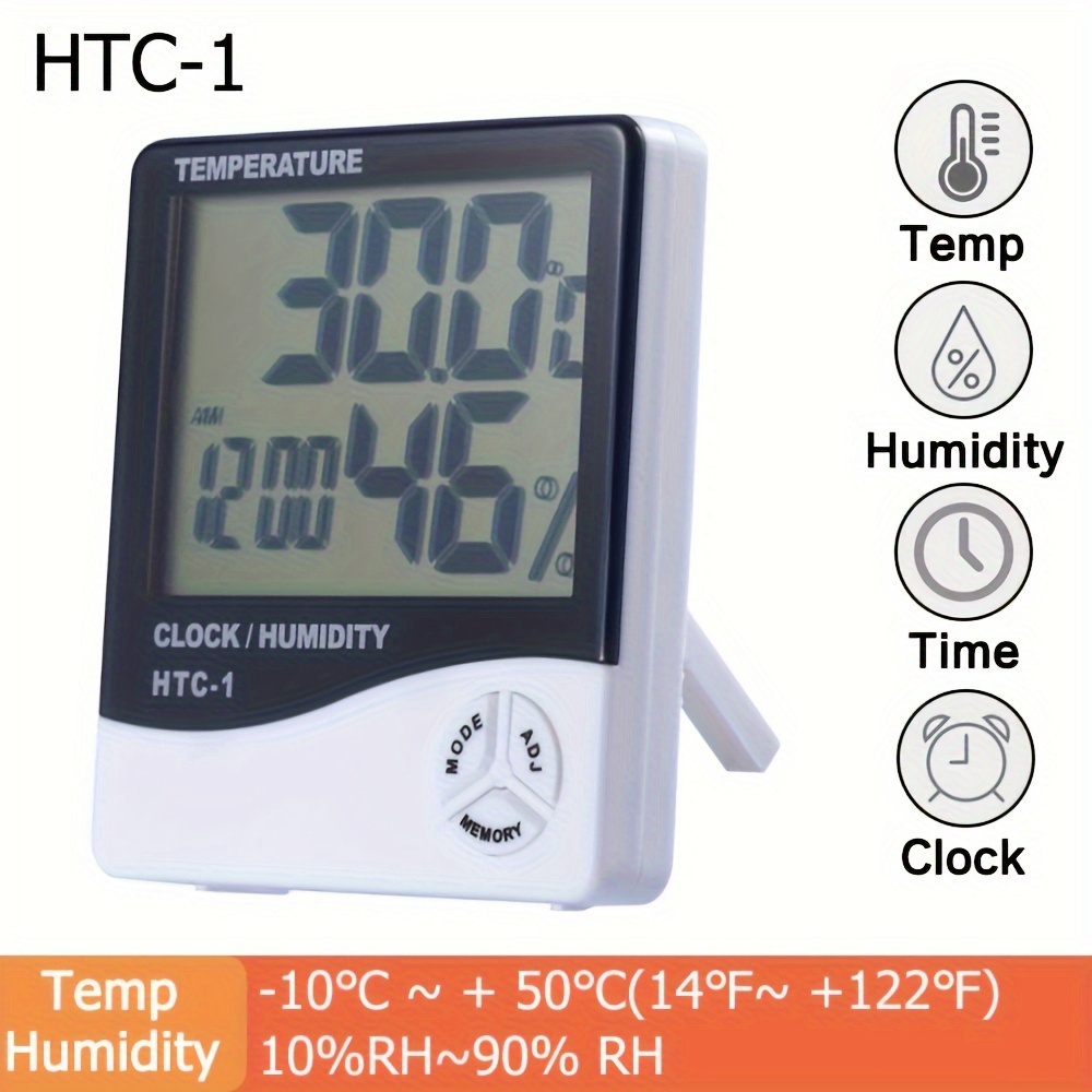 Simple Smart Home Electronic Digital Thermometer Hygrometer, Indoor  Temperature And Air Humidity Meter