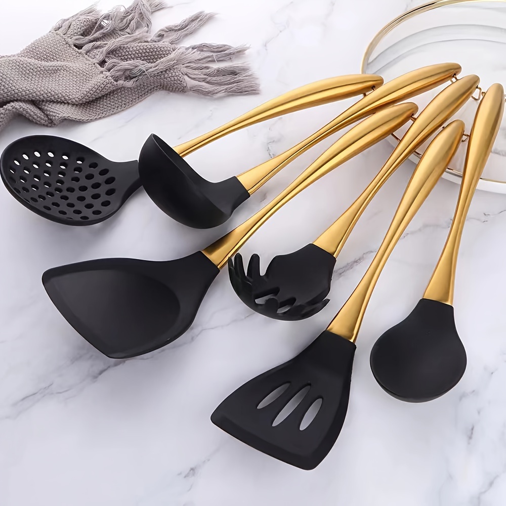 7 Pezzi Set Di Utensili Da Cucina In Acciaio Inossidabile E